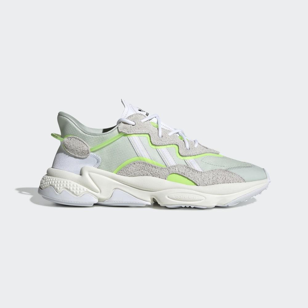 Adidas Men's OZWEEGO Originals Shoes Grey Green/White/Green Ireland EF4288